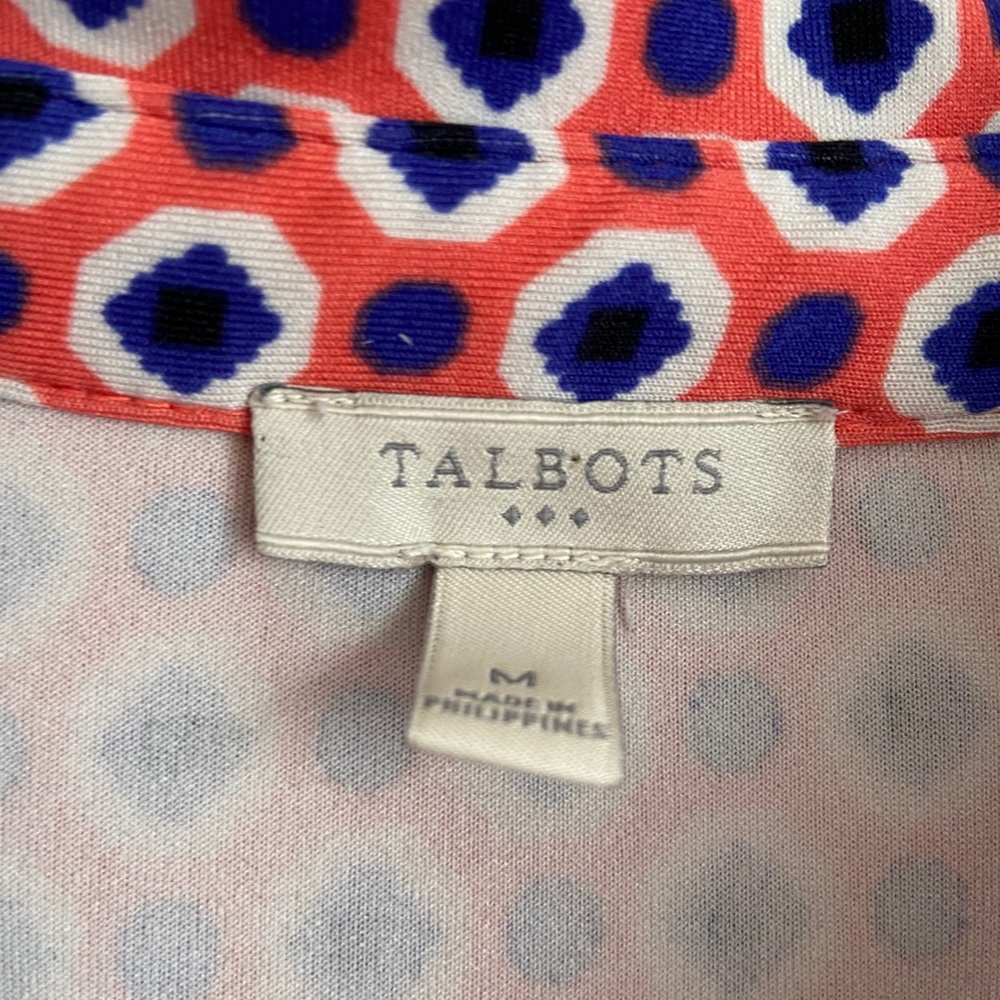 Talbots Patterned Top - image 2